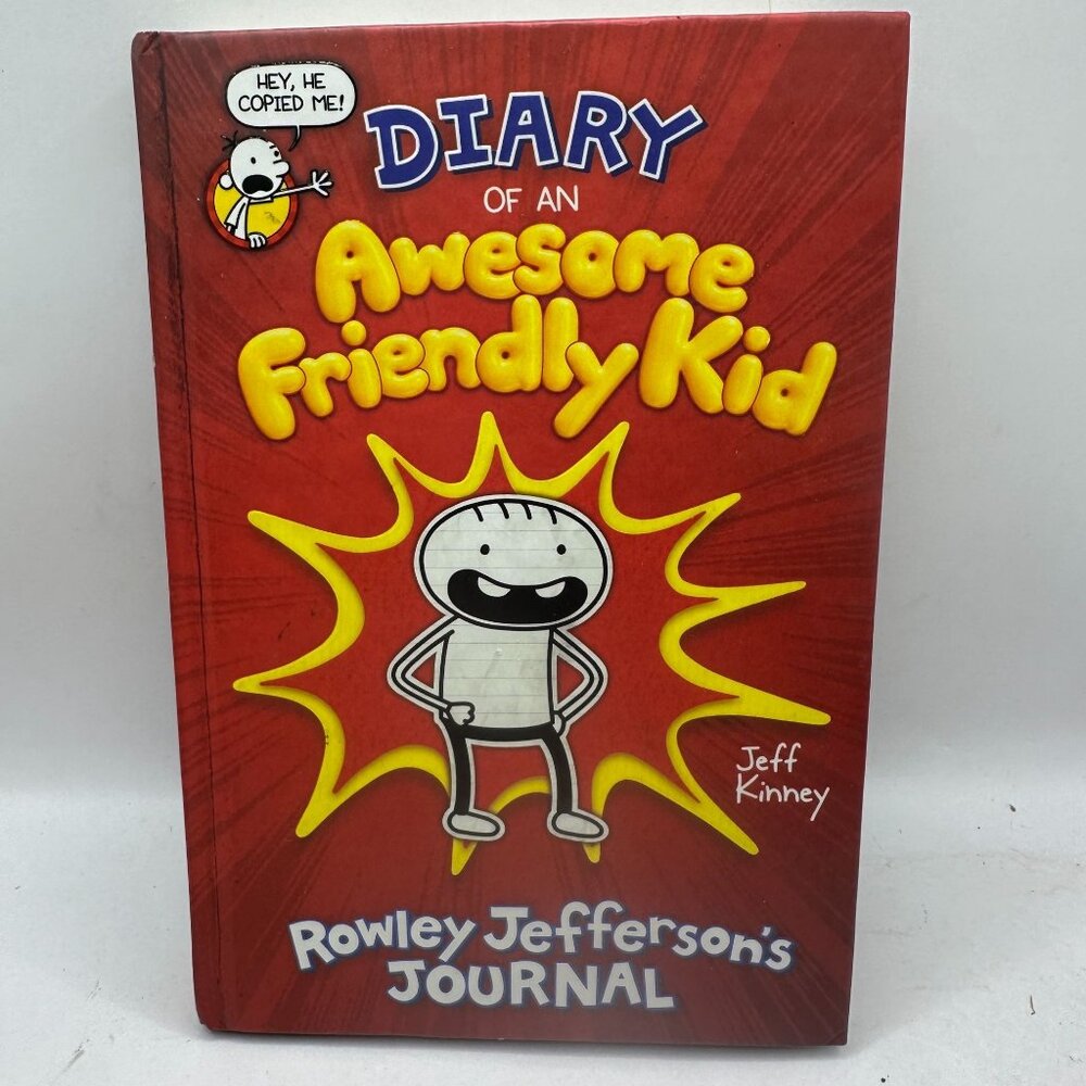 Diary Of An Awesome Friendly Kid By Jeff Kinney Hardcover Book